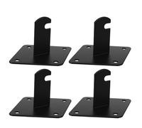 Cabilock 4 Pièces Supports Muraux pour Grille Métallique Robustes pour Étagères Suspendues Fixation Stable pour Organisation Cloison Vestiaire et Boutique