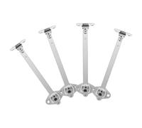 Cabilock 4 pièces Tiges de Support pour Portes de Cabinet Acier Inoxydable Charnières Robustes pour Couvercles Abattants Installation Facile pour Cuisine et Compactes