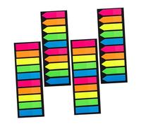 Cabilock 4 pièces Transparent Sticky Flags Autocollants Marqueurs de Page Pratiques pour Maison Bureau École de Pages