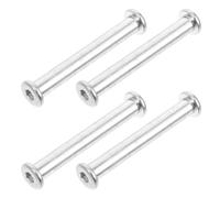 Cabilock 4 Vis Métalliques en Acier Argenté pour Pied et Poignée de Parasol de Terrasse, Lot de 4 Pièces, Fixation Solide et Stabilité Renforcée pour Usage Extérieur
