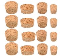 Cabilock 40 pièces Bouchons de Liège Naturels Bouchons Bouteille Étanches pour Vin et DIY Joints Réutilisables pour Bouteilles Verre Préservent Saveur et Fraîcheur