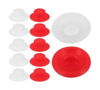 Cabilock 40 Pièces Joint de Bouteille de Bière Joints de Rechange pour Bouteilles Silicone Rouge et Blanc