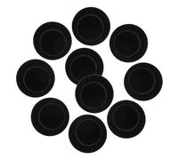 Cabilock 40 Pièces Mini Chapeaux Noirs Miniatures pour Bricolage Petits Chapeaux de Clown Amusants et Mini Caps pour Accessoires de Poupée Décorations Maison de Poupée et Fêtes