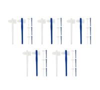 Cabilock 40 Pièces Petite Brosse à Dents à Double Tête Portable pour