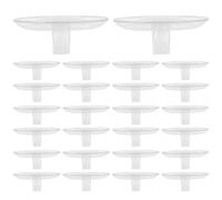 Cabilock 40 Pièces Support Flottant Transparent en Plastique pour Compositions de Fleurs Hydroponiques, Compatible avec Divers Types de Fleurs, Réutilisable et Facile à Installer,