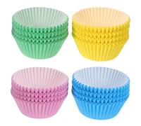 Cabilock 400 Pièces Caissettes en Papier pour Muffins Anti-graisse, Moules à Cupcakes Faciles à Nettoyer, Papier Résistant pour Présentation Élégante, pour Fêtes et Mariages