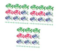 Cabilock 42pièces Autocollants Antidérapants Forme De Poisson De Stickers Décoratifs Pour Et Sécurisés Pour Adultes Faciles à Appliquer Retirer