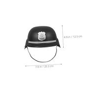 Cabilock 4Pcs Cosplay Costume Chapeau Policier Britannique Chapeau Policier Casque Costume Habiller Fête Casquette De Police