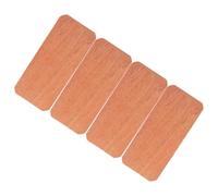Cabilock 4pcs Planches en Bois de Cèdre Espagnol pour Humidificateur à Cigares, Accessoires Portables pour Rangement de Cigares en Bar
