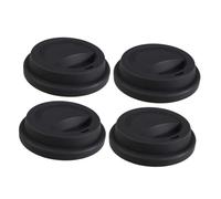 Cabilock 4pièces Couvercle De Tasse Silicone Couvercles Pour Tasse Eau Et Boisson Réutilisables Avec Ouverture Pour Boire Et Aération