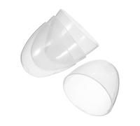 Cabilock 4pièces Couvercles De Bouteille De Lait Plastique Transparent Lot De Bouchons Étanches Et Réutilisables Pour Biberons Accessoires Pratiques Et Sécurisés Pour Allaitement Et