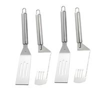 Cabilock 4pièces Spatules à Pizza Acier Inoxydable Pour Maison Ustensiles De Cuisine Lames à Steak Argentées
