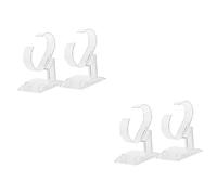 Cabilock 4pièces Support Transparent Acrylique Pour Montres Présentoir Stable Et Élégant Pour Bureau Et Vitrine Organisateur De Bijoux Accessoire Pratique Pour Rangement Des Montres