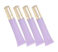 Cabilock 4pièces Tubes Huile à Lèvres Vides Flacons de Maquillage Rechargeables Tube Souple pour Contour des Yeux de Cosmétiques Vide