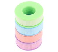 Cabilock 4rouleaux Rubans Adhésifs pour Extensions de Cils Gel de Silicone Perforation Respirante pour Peaux Sensibles Multicolore Rose Vert pour Techniciennes Extensions de Cils