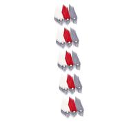 Cabilock 5 Ensembles Lot De 5 Chapeaux De Noël Bouteilles De Vin Ornements De Boissons De Noël Arbre À Vin De Noël À Vin De Pochettes À Vin Nœud Rouge 12 pièces * 5