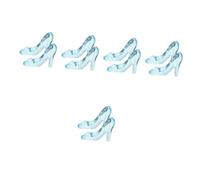 Cabilock 5 Ensembles Ornements À Talons Hauts Charmes De Chaussures Pour Charmes De Décoration De Chaussures Ornement De Talons Hauts Chaussures Décoratives Acrylique Bleu 2 Pièces * 5