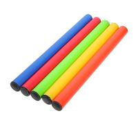 Cabilock 5 pièces Bâtons de Relais pour Compétition Scolaire Colorés Résistants et Légers Bâtons de Course Pratiques pour Relais Équipe Utilisation Intérieure et Extérieure