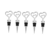 Cabilock 5 Pièces Bouchons de Bouteille Alliage Créatif Ensemble de Bouchons à Vin Stoppeurs de Bouteille pour Efficacement Boissons
