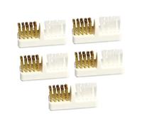 Cabilock 5 pièces Brosse de Nettoyage Ongles Fil de Cuivre Outil Manucure pour Têtes de Meulage Brosse Nail Art et Réutilisable Nettoyant Précis pour Polissage et Poussière