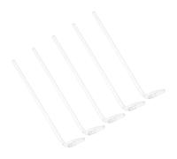 Cabilock 5 pièces Épandeurs de Cellules Verre Ensemble pour Laboratoire Outils de avec Extrémité Matériaux Verre Dur et Parfaits pour Expériences Culture
