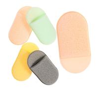 Cabilock 5 pièces Éponges Visage Lavables Multifonctions Nettoyage Doux Exfoliation et Démaquillage Réutilisables Sponges Portables pour Soin Quotidien et Voyage