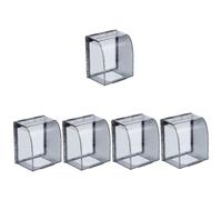 Cabilock 5 Pièces Housse étanche mur Cover-out Cover Outlet couvercle de sortie résistant aux intempéries preuve prise couvertures à douille couvercle de sortie extérieur Plastique Gris