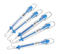 Cabilock 5 pièces Lot de Balances à Ressort Suspendues Précises Ressort Robuste Antirouille Double Échelle Haute Précision pour Enseignement Scientifique et Mesures Newton
