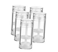 Cabilock 5 pièces Lot de Flacons Vides Rotatifs pour Déodorant Crème Rechargeables PP pour Soins Personnels et Antisudorifique Portable