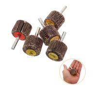 Cabilock 5 pièces Lot de Roues à Lamelles Abrasives avec Mandrin Tête Cylindrique pour Ponçage Meulage Précis et Élimination de Rouille Outil pour Réparation Automobile et Rénovation de
