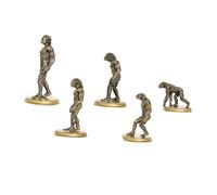 Cabilock 5 pièces Modèle Peuple Ancien Jeu Éducatif Figurines Singe Réalistes Enseignement Évolution Humaine Jouets Innovants Garçon Fille