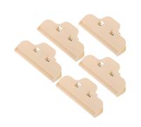 Cabilock 5 Pièces Pinces Réutilisables pour Conserver La Fraîcheur des Aliments Beige Et Éviter Les Déversements Pinces Alimentaires Sécures pour Sachets De Chips