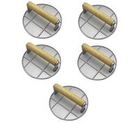 Cabilock 5 Pièces Presse À Hamburger Burger Smasher Gadget De Cuisine Meilleur Choix Pâtés Hamburgers Presse En Alliage D'Aluminium Presse À Patty Presse À Hamburger Presse Moule À