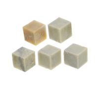 Cabilock 5 pièces Set de Pierres Qingtian pour Tampons Nom Calligraphie Pierre Carrée pour Pratique et Gravure Kit DIY Cachet Chinois pour Débutants