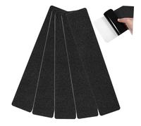 Cabilock 5 Pièces Tapis Antidérapant pour Escaliers Autocollantes Résistantes à Lusure de Bruit pour Escaliers Intérieurs et Extérieurs Protection Sécurisée des Marches