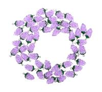 Cabilock 50 Breloques Pendantes Mini Raisin pour Création Bijoux Diy, Charms Fruités Artisanaux Japonerie, Couleur Violet, Lot 50 Pièces, Accessoires Bijoux pour Bracelets et Colliers,