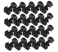 Cabilock 50 Ensembles Écrous à Cage et Vis de Montage Acier Inoxydable pour Armoire Fixation Sécurisée pour Réseaux et Serveurs Installation Rapide et Compatibilité