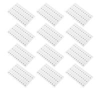 Cabilock 50 Feuilles D'autocollants Temporaires Noirs Visage, Tatouages Éphémères Réutilisables, Confort Peau Douce, Accessoire Mignon pour Festivals et Séances de Sport