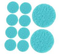 Cabilock 50 pièces Aromatherapy Pads for Essential Oil Diffusers Highly Absorbent Replacement Round Cotton Pads for Pendant Car Humidifier Use