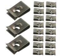Cabilock 50 pièces Clips de Fixation U pour Voiture Accessoires Universels pour Intérieur Garde Boue et Kit de Clips Agraphe Résistants pour Réparation et Entretien Auto