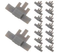 Cabilock 50 Pièces Clips de Restriction Limiteur D'angle pour Charnières D'armoire en Plastique de Bruit et Résistance la Déformation pour Portes Cuisine pour Meubles Américains