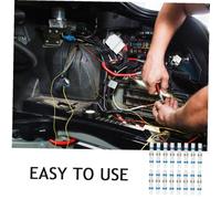 Cabilock 50 pièces Connecteurs Électriques Thermorétractables Isolés Étanches Manchons de Soudure sans Soudure pour Câbles Marins et Automobiles Résistants à Abrasion et Durables