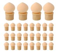 Cabilock 50 Pièces Embouts de Stylo Éponge à Ongles Remplaçables en Plastique Beige pour Nail Art, Libération Uniforme, Adaptés pour Ongles Acryliques et Naturels, Design DIY Gradient
