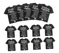 Cabilock 50 Pièces Étiquette De Guide De Nettoyage des Vêtements Étiquettes De Guide De Lavage pour Chemises Cartes Instructions De Nettoyage De Vêtements pour Fournitures De Magasin De Che