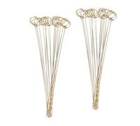 Cabilock 50 pièces Floral Metal Place Card Holders Clips Rond pour Mariage Décoration Table Carte Menu Photomemo