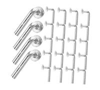 Cabilock 50 pièces Lot de Goupilles de Sécurité Galvanisées Ømm pour Rayonnages à Boulons à Tête Plate pour Installation Facile et Protection Renforcée des Étagères Industrielles et