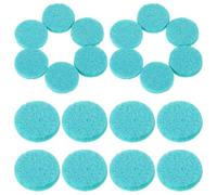 Cabilock 50 pièces Lot de Tampons Aromathérapie Ronds Cellucoton Bleu pour Diffuseurs Pendants Humidificateurs et Colliers Absorbants et Rechargeables pour Huiles Essentielles sans Parfum