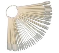 Cabilock 50 pièces Palette Vernis Naturelle pour Pratique et Présentation Nail Art Bâtons Manucure Accessoires Échantillons Couleurs Palette Art Supply