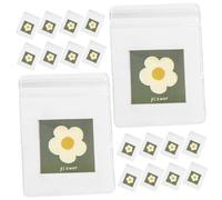 Cabilock 50 Pièces Sacs Refermables pour Bijoux Sachets Auto-scellants Clairs Sacs Emballage pour Boucles D’Oreilles Bracelets Et Perles