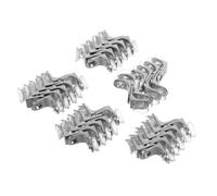 Cabilock 50 pièces Support Étagère Métallique avec Ventouse et Vis Fixation Robuste pour Étagères de Cuisine Placards et Meubles Design Moderne et Polyvalent